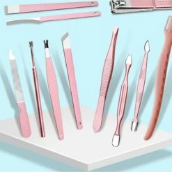 Luxe 18-delige Manicure Set - Manicure Pedicure Set- Nagelverzorging- Met Opbergetui 18 Luxe 18-delige Manicure Set - Manicure Pedicure Set- Nagelverzorging- Met Opbergetui -Cosmeticawinkel 1200x1200 975