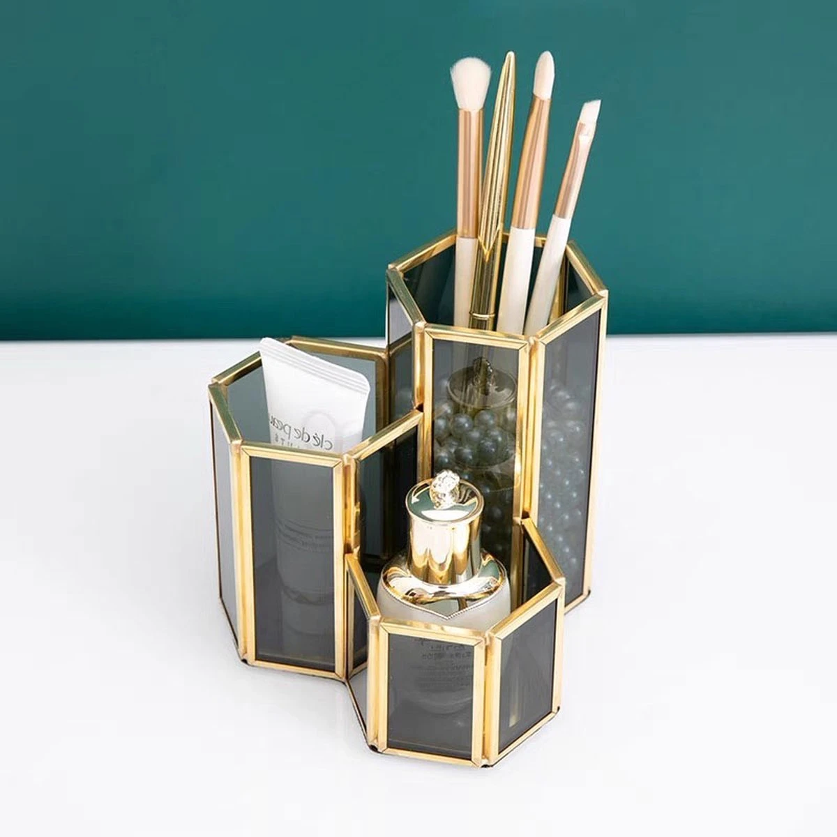 Kwastenhouder Kenza | Make-up Organizer | Kwastenhouder | Cosmetica Opbergdoos | Kwasten Houder | Kwasten Opbergen | Houder Voor Make-up Kwasten | Kwasten Organizer | Brushes Holder | Beautybox | Cosmetica Organizer | Pennenbakje | Houder 7 Kwastenhouder Kenza | Make-up Organizer | Kwastenhouder | Cosmetica Opbergdoos | Kwasten Houder | Kwasten Opbergen | Houder Voor Make-up Kwasten | Kwasten Organizer | Brushes Holder | Beautybox | Cosmetica Organizer | Pennenbakje | Houder - Afbeelding 5