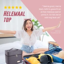 Make Up Koffer En Organizer - Beautycase Met Spiegel - Dames - Cosmetica En Visagie - Zwart 17 Make Up Koffer En Organizer - Beautycase Met Spiegel - Dames - Cosmetica En Visagie - Zwart -Cosmeticawinkel 1200x1200 999