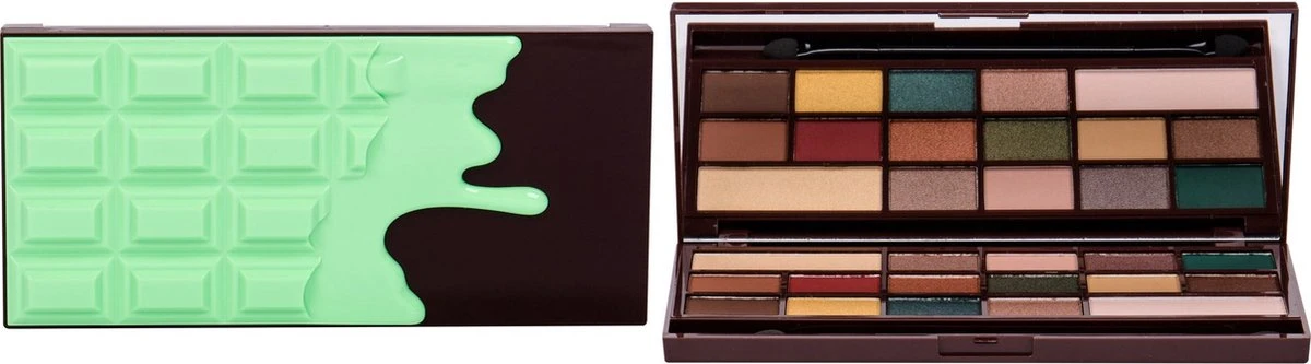 Makeup Revolution I Love Revolution Oogschaduw Palette - Mint Chocolate 8 Makeup Revolution I Love Revolution Oogschaduw Palette - Mint Chocolate - Afbeelding 6