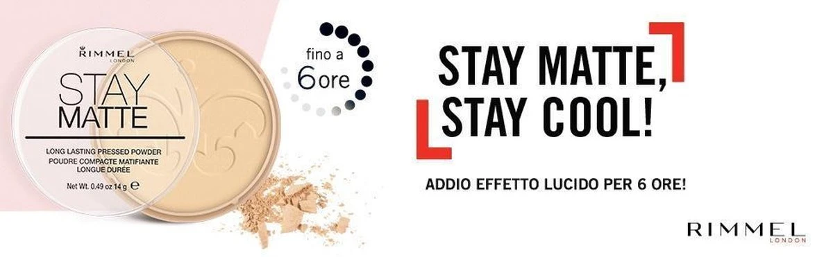 Rimmel London Stay Matte Pressed Powder - 003 Peach Glow 10 Rimmel London Stay Matte Pressed Powder - 003 Peach Glow - Afbeelding 8