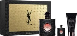 Yves Saint Laurent Black Opium Gift Set Eau De Parfum (edp) 50 Ml, Body Lotion 50 Ml + Miniaturka Eau De Parfum (edp) 7,5 Ml