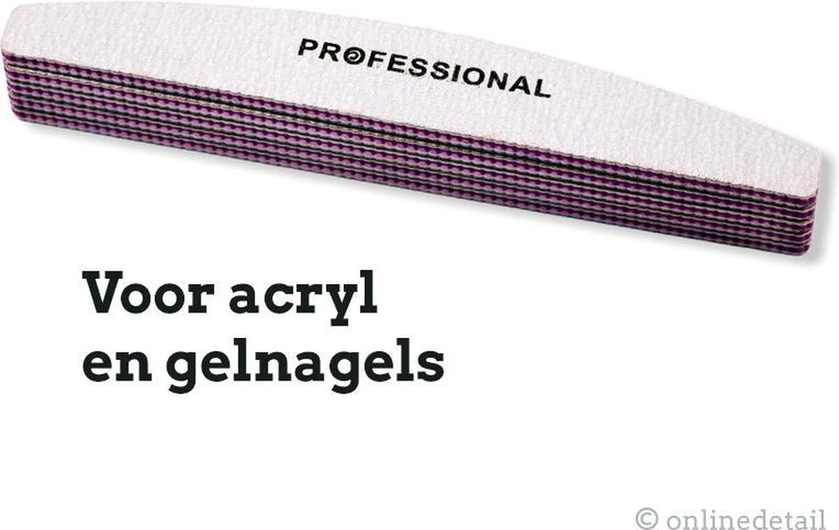 Professionele Nagelvijl 5pcs - Moon #180/240 - Top Kwaliteit - Gratis Verzending 5 Professionele Nagelvijl 5pcs - Moon #180/240 - Top Kwaliteit - Gratis Verzending - Afbeelding 3