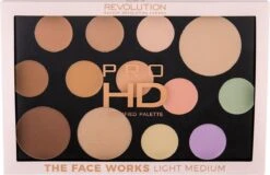 Makeup Revolution HD Pro Palette The Works - Light/Medium 9 Makeup Revolution HD Pro Palette The Works - Light/Medium -Cosmeticawinkel 1200x778