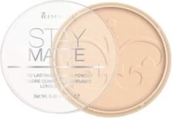 Rimmel London Stay Matte Pressed Powder - 001 Transparent - Powder -Cosmeticawinkel 1200x821