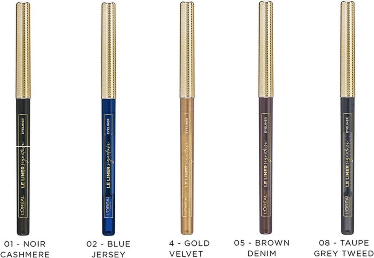 L’Oréal Paris Le Liner Signature Oogpotlood - 04 Gold Velvet – Goud - Waterproof 6 L’Oréal Paris Le Liner Signature Oogpotlood - 04 Gold Velvet – Goud - Waterproof - Afbeelding 4
