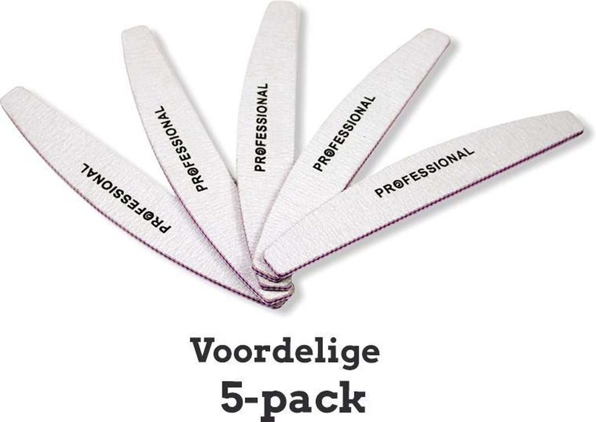 Professionele Nagelvijl 5pcs - Moon #180/240 - Top Kwaliteit - Gratis Verzending 3 Professionele Nagelvijl 5pcs - Moon #180/240 - Top Kwaliteit - Gratis Verzending