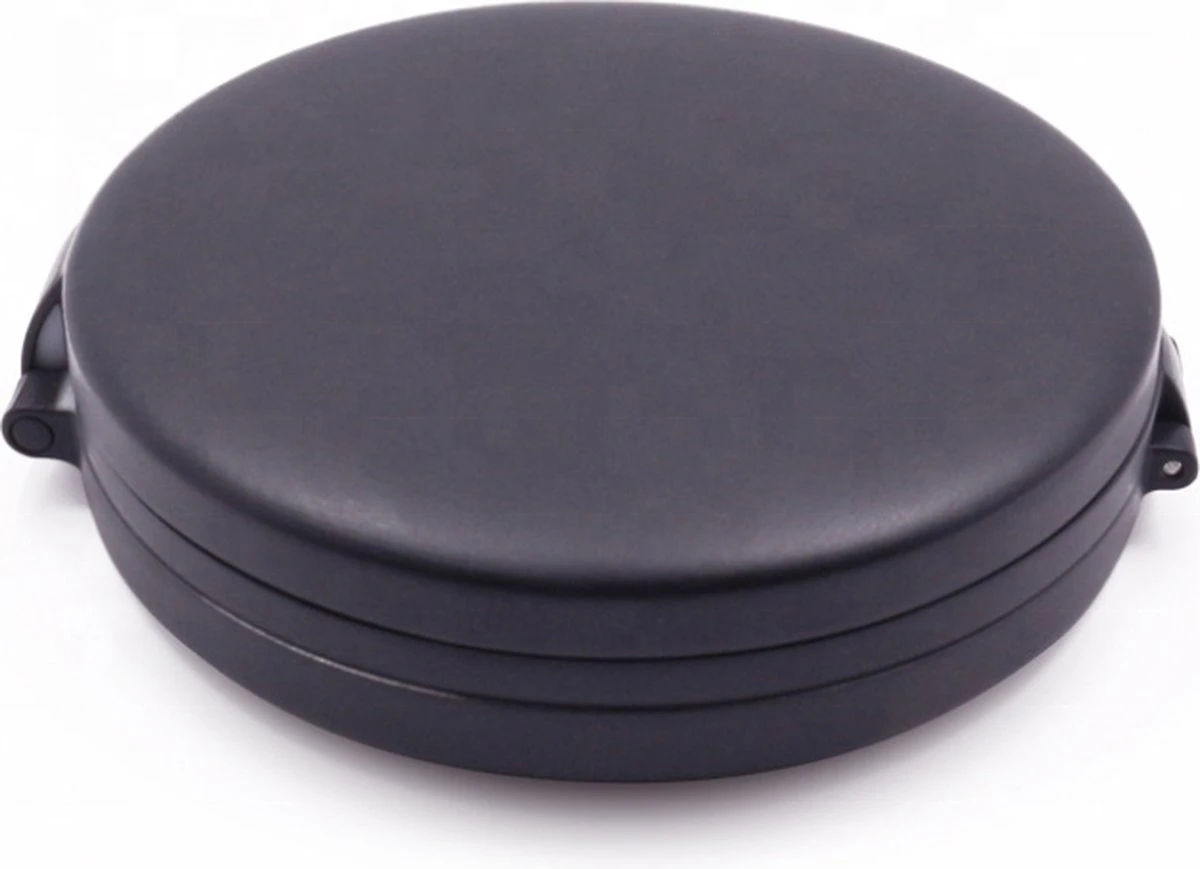 UNIQ Drievoudige Compacte Reisspiegel Met LED (vergroting 5x En 10x) - Make Up Spiegel Met Verlichting - Zwart 7 UNIQ Drievoudige Compacte Reisspiegel Met LED (vergroting 5x En 10x) - Make Up Spiegel Met Verlichting - Zwart - Afbeelding 5