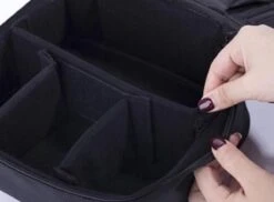 Make-up Koffer - Cosmetica Koffer - Visagie Opbergtas - Beauty Organizer Met Verstelbare Vakken - Roze -Cosmeticawinkel 1200x886 1