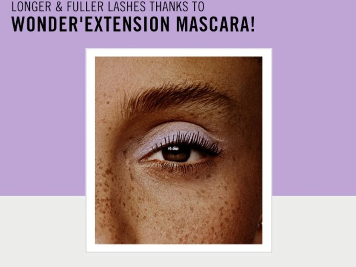 Rimmel London Wonder'Extension Mascara - 001 Black 6 Rimmel London Wonder'Extension Mascara - 001 Black - Afbeelding 4