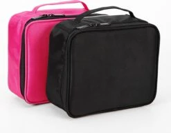 Make-up Koffer - Cosmetica Koffer - Visagie Opbergtas - Beauty Organizer Met Verstelbare Vakken - Roze -Cosmeticawinkel 1200x938 2