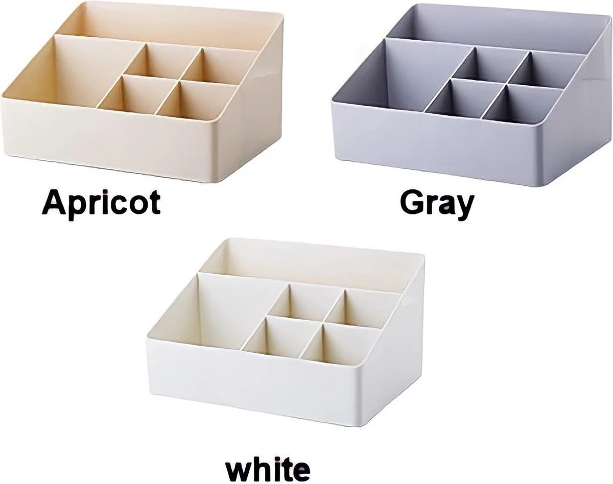 Merkloos Make-Up Organizer - Opbergdoos - Cosmetica - Grijs - Sieraden - Nagelak - Make Up Organizer - Make Up Organizers 7 Merkloos Make-Up Organizer - Opbergdoos - Cosmetica - Grijs - Sieraden - Nagelak - Make Up Organizer - Make Up Organizers - Afbeelding 5