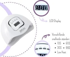 Merkloos Daniqqi - 80 Watt UV LED Lamp Nagels - 45 Leds Nagellamp - Wit 21 Merkloos Daniqqi - 80 Watt UV LED Lamp Nagels - 45 Leds Nagellamp - Wit -Cosmeticawinkel 1200x965