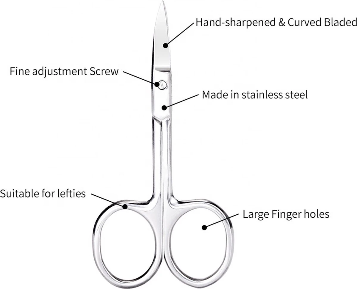 Medies - Professionele Nagelschaar Voor Vingernagels En Teennagels | Nagelschaartje | Nagelschaar Volwassenen | Pedicure Of Manicure Schaar - RVS 7 Medies - Professionele Nagelschaar Voor Vingernagels En Teennagels | Nagelschaartje | Nagelschaar Volwassenen | Pedicure Of Manicure Schaar - RVS - Afbeelding 5