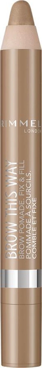 Rimmel London Rimmel Brow Pomade Wenkbrauwpotlood - Blonde 7 Rimmel London Rimmel Brow Pomade Wenkbrauwpotlood - Blonde - Afbeelding 5