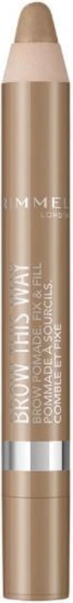 Rimmel London Rimmel Brow Pomade Wenkbrauwpotlood - Blonde 8 Rimmel London Rimmel Brow Pomade Wenkbrauwpotlood - Blonde - Afbeelding 6