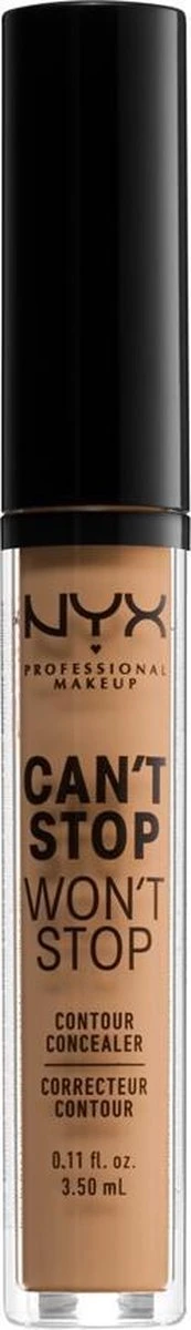 NYX Professional Makeup Can't Stop Won't Stop Contour Concealer - Golden Honey CSWSC14 - 3,5 Ml