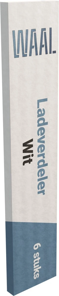 Waal® Lade Organizer - Lade Verdeler - 6 Stuks - Wit 8 Waal® Lade Organizer - Lade Verdeler - 6 Stuks - Wit - Afbeelding 6