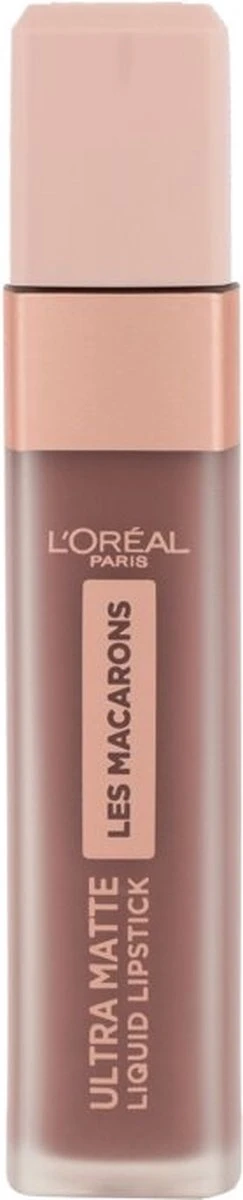 L'Oréal Paris Les Macarons Langhoudende Matte Lipstick - 822 Mon Caramel – Nude – 6,7 Ml 14 L'Oréal Paris Les Macarons Langhoudende Matte Lipstick - 822 Mon Caramel – Nude – 6,7 Ml - Afbeelding 12