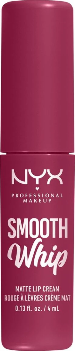 NYX Professional Makeup - Smooth Whip Matte Lip Cream Fuzzy Slippers - Vloeibare Lippenstift - 4ML -Cosmeticawinkel 258x1200