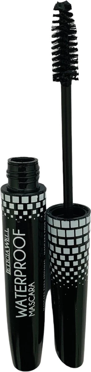 Leticia Well - Mascara Waterproof - Zwart - 1 Kunststof Flesje Met Borsteltje En 6 Ml. Inhoud 3 Leticia Well - Mascara Waterproof - Zwart - 1 Kunststof Flesje Met Borsteltje En 6 Ml. Inhoud
