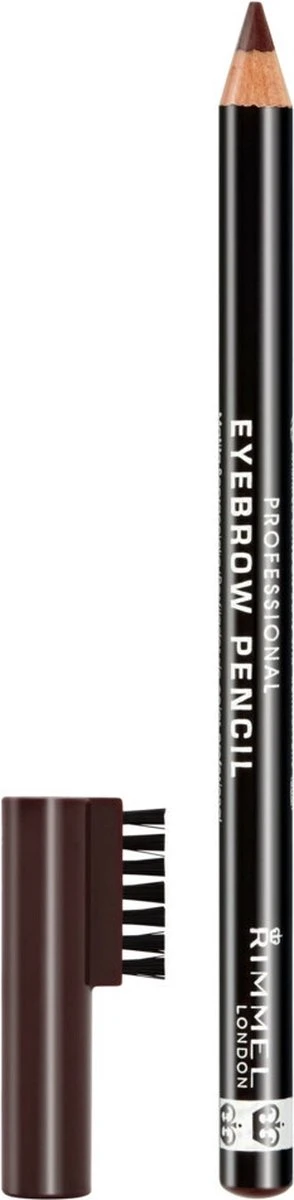 Rimmel London Professional Wenkbrauwpotlood - 001 Dark Brown 4 Rimmel London Professional Wenkbrauwpotlood - 001 Dark Brown - Afbeelding 2
