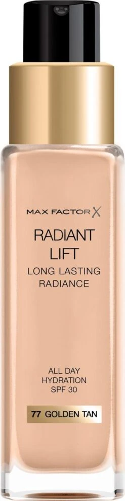 Max Factor Radiant Lift FD - 77 Golden Tan 13 Max Factor Radiant Lift FD - 77 Golden Tan -Cosmeticawinkel 300x1200 4