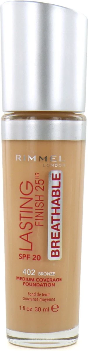 Rimmel London Lasting Finish Breathable Foundation Bronze - Beige 3 Rimmel London Lasting Finish Breathable Foundation Bronze - Beige