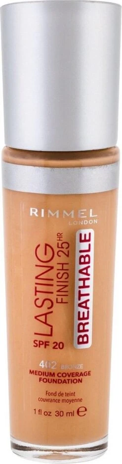 Rimmel London Lasting Finish Breathable Foundation Bronze - Beige 12 Rimmel London Lasting Finish Breathable Foundation Bronze - Beige -Cosmeticawinkel 316x1200