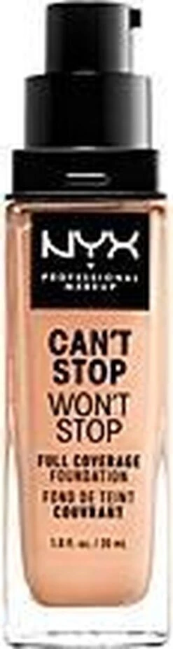 NYX Professional Makeup - Can't Stop Won't Stop Foundation - Natural -Cosmeticawinkel 320x1200 5