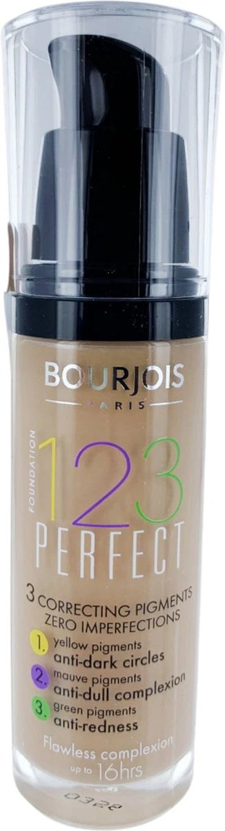 Bourjois 123 Perfect Foundation 057 Hâlé Clair 6 Bourjois 123 Perfect Foundation 057 Hâlé Clair - Afbeelding 4
