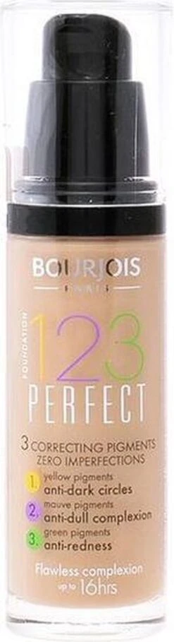 Bourjois 123 Perfect Foundation 057 Hâlé Clair 27 Bourjois 123 Perfect Foundation 057 Hâlé Clair -Cosmeticawinkel 326x1200 5