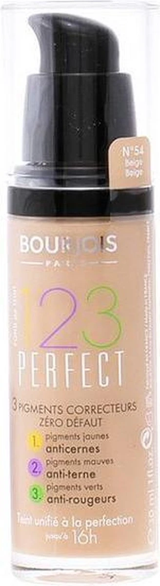 Bourjois 123 Perfect Foundation 057 Hâlé Clair 12 Bourjois 123 Perfect Foundation 057 Hâlé Clair - Afbeelding 10