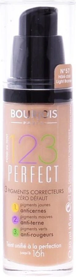 Bourjois 123 Perfect Foundation 057 Hâlé Clair 22 Bourjois 123 Perfect Foundation 057 Hâlé Clair -Cosmeticawinkel 329x1200 5