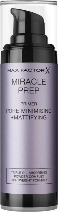 Max Factor Miracle Prep Primer Pore Minimising & Mattifying - 30 Ml -Cosmeticawinkel 330x1200 3