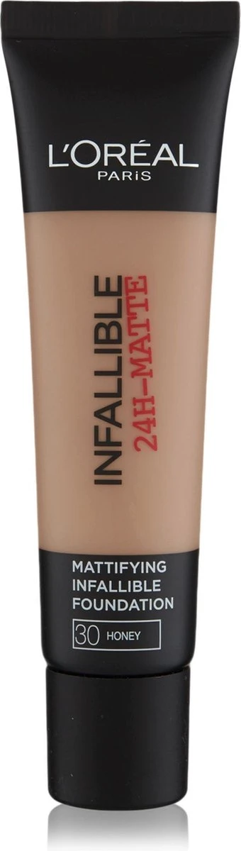 L’Oréal Paris Infallible Matte Foundation - 30 Honey 4 L’Oréal Paris Infallible Matte Foundation - 30 Honey - Afbeelding 2