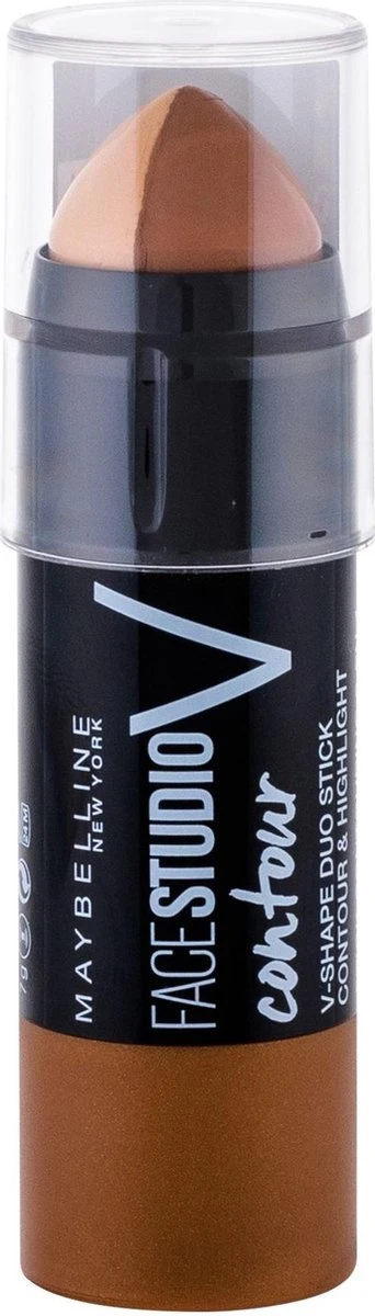 Maybelline Master Contour V-Shape Duo Stick - Medium - Contouring 4 Maybelline Master Contour V-Shape Duo Stick - Medium - Contouring - Afbeelding 2