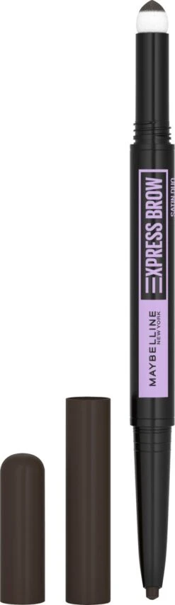 Maybelline Express Brow Duo Wenkbrauwpotlood - 05 Black Brown -Cosmeticawinkel 347x1200 6