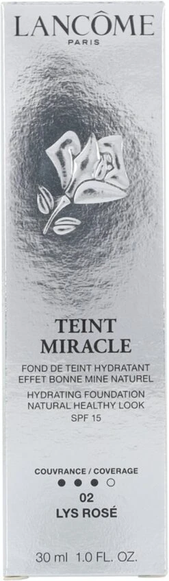 Lancôme Teint Miracle Foundation 30 Ml - 02 Lys Rosé - SPF 15 -Cosmeticawinkel 350x1200 1