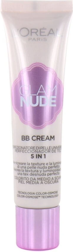 L'Oréal Glam Nude BB Cream - Medium To Dark Skin 5 L'Oréal Glam Nude BB Cream - Medium To Dark Skin -Cosmeticawinkel 350x1200 2