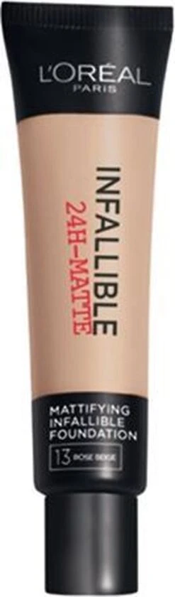 L'Oréal Paris Infallible Matte Foundation - 13 Beige Rose -Cosmeticawinkel 353x1200 4