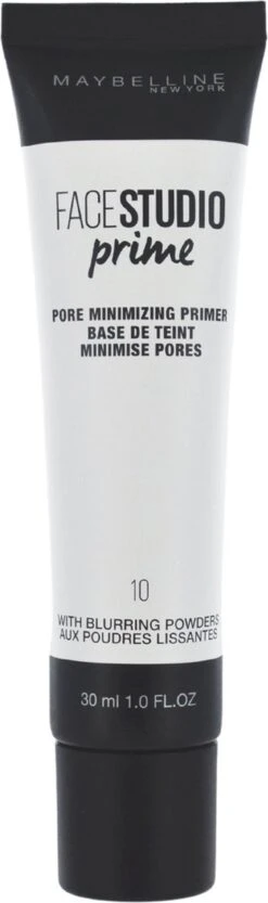 Maybelline Face Studio Prime - 10 Pore Minimizing Primer -Cosmeticawinkel 356x1200 1