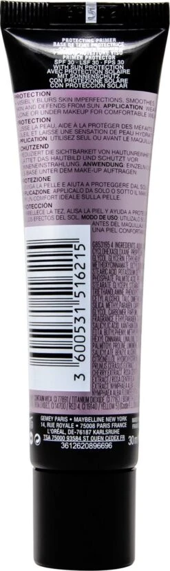 Maybelline Facestudio Primer - Protecting Primer SPF30 - 30ml 12 Maybelline Facestudio Primer - Protecting Primer SPF30 - 30ml -Cosmeticawinkel 358x1200 4