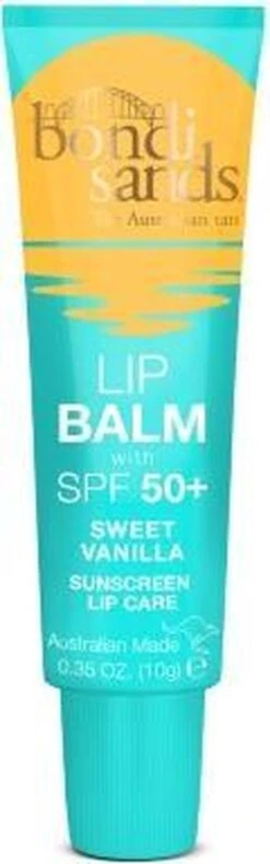 Bondi Sands - SPF 50+ Sunscreen Lip Balm Sweet Vanilla -Cosmeticawinkel 375x1200