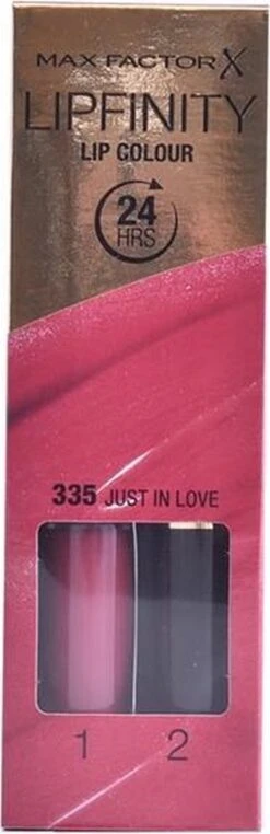 Max Factor Lipfinity Lip Colour Lippenstift - 335 Just In Love -Cosmeticawinkel 389x1200 1