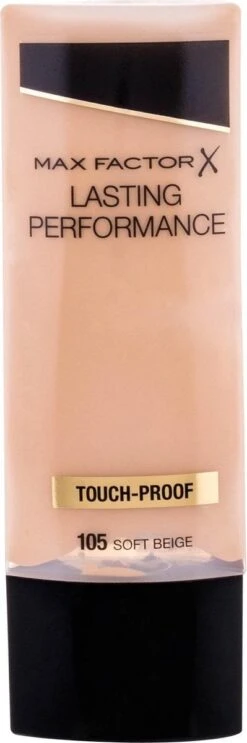 Max Factor Lasting Performance Foundation - 105 Soft Beige -Cosmeticawinkel 399x1200 2