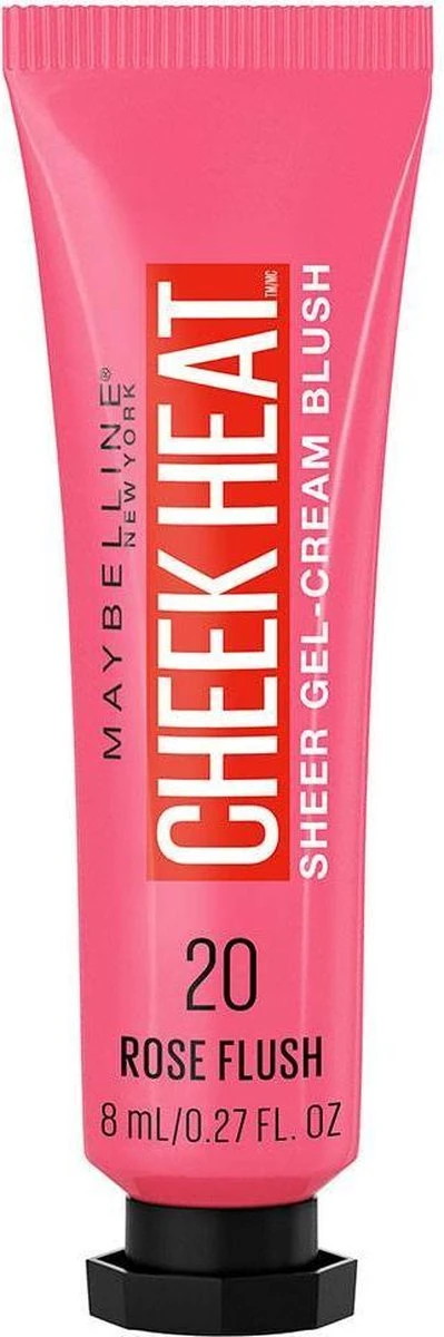 Maybelline Cheek Heat Cream Blush - 20 Rose Flash 7 Maybelline Cheek Heat Cream Blush - 20 Rose Flash - Afbeelding 5