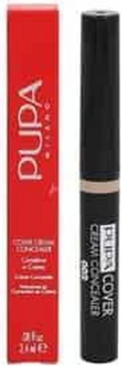 Pupa Milano - Cover Cream Concealer - 002 Beige -Cosmeticawinkel 400x1200 3