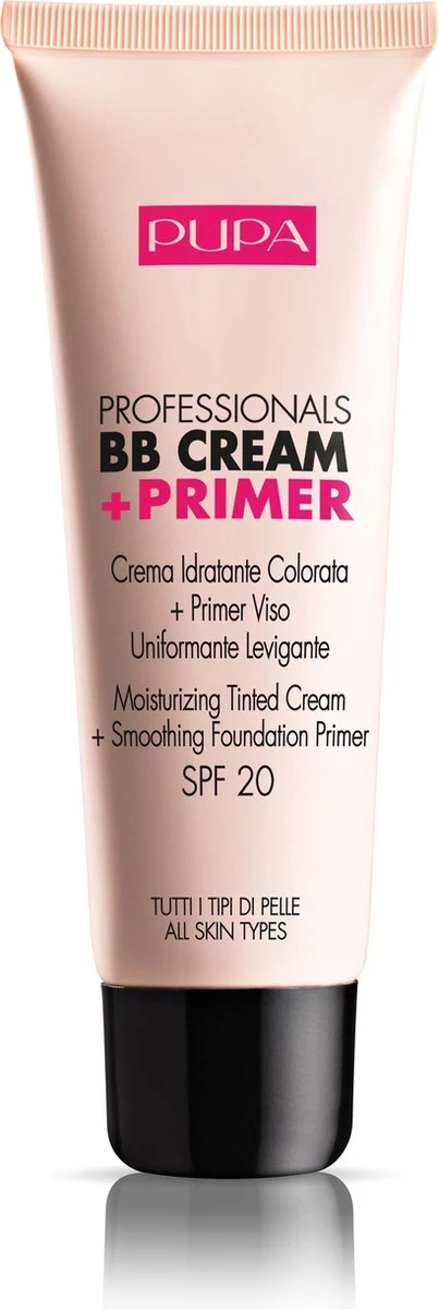 Pupa Milano Professionals BB Cream + Primer - Nude 001 12 Pupa Milano Professionals BB Cream + Primer - Nude 001 - Afbeelding 10