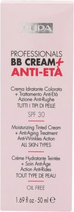 PUPA Milano Pupa Professionals BB Creme Anti-Eta SPF30 002 Sand 17 PUPA Milano Pupa Professionals BB Creme Anti-Eta SPF30 002 Sand -Cosmeticawinkel 418x1200 3